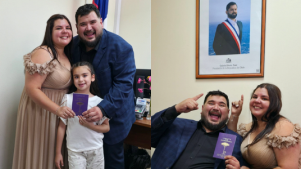 <p>"Se viene la iglesia": Otakin celebra su matrimonio civil con emotivas fotografías</p>"Se viene la iglesia": Otakin celebra su matrimonio civil con emotivas fotografías

