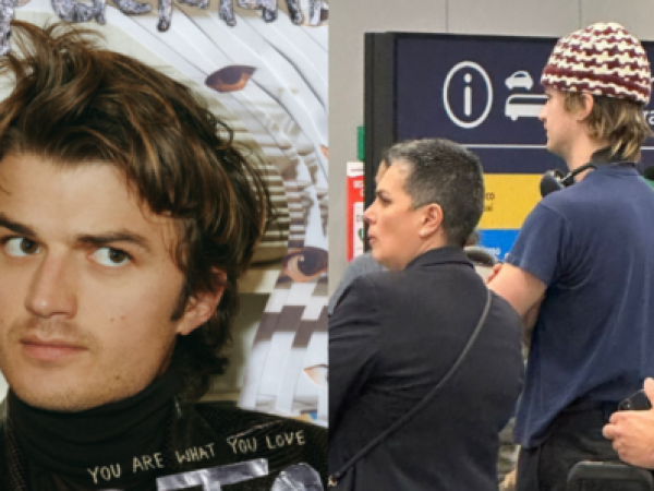 Joe Keery es visto en el aeropuerto de Santiago a dos semanas del Lollapalooza