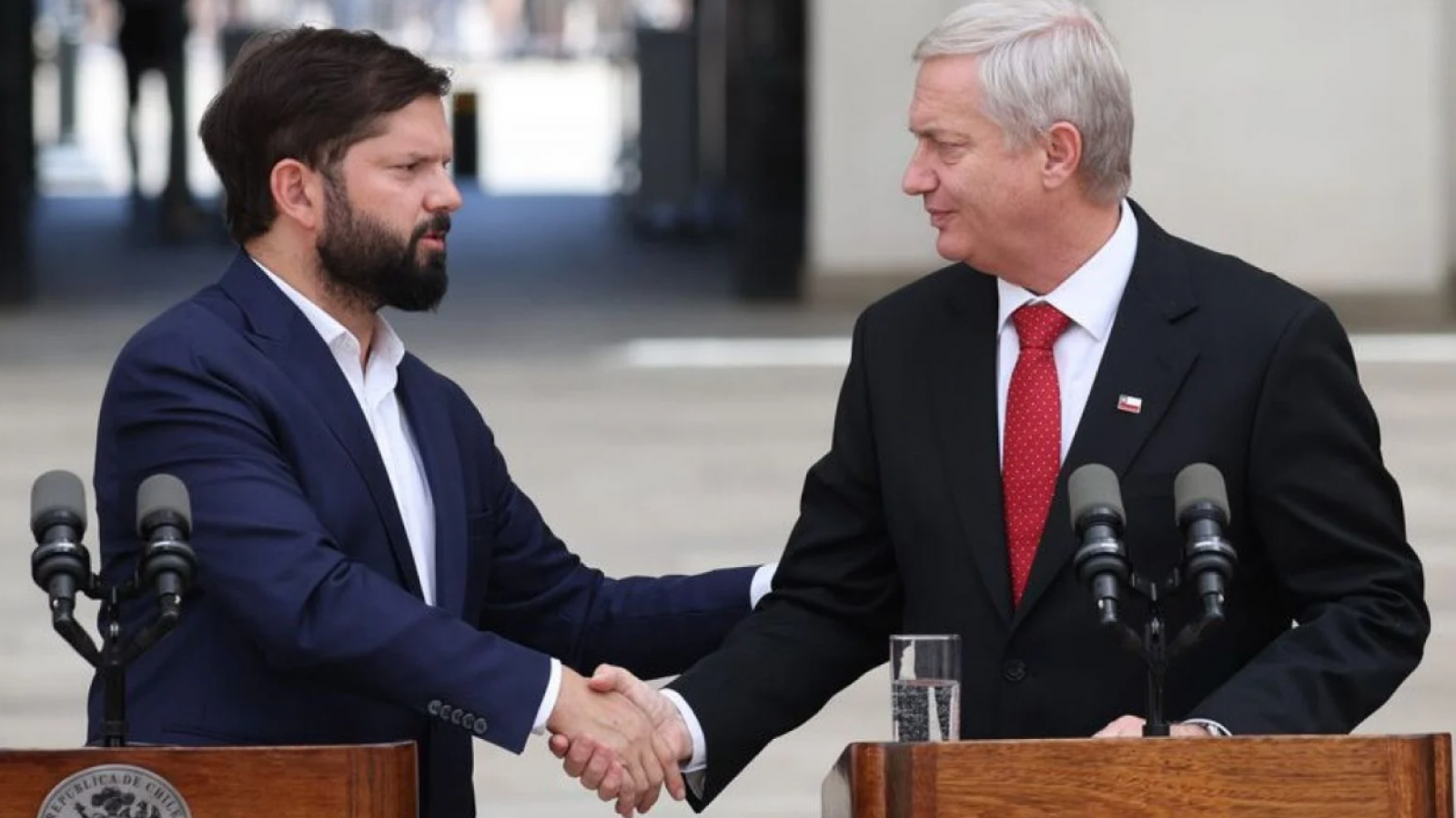 La última bilateral: José Antonio Kast llega a La Moneda para reunirse con el Presidente Boric
