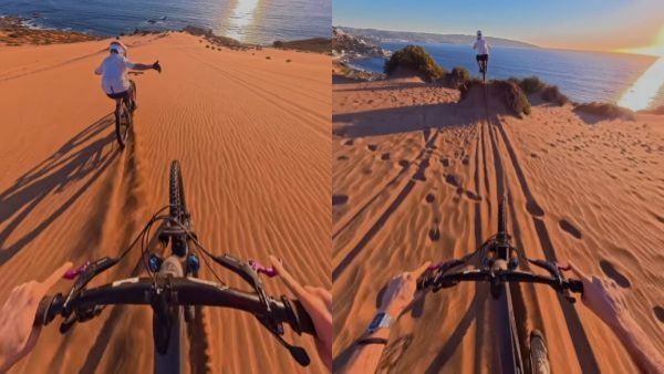 Municipio presentará denuncia: Polémica por descenso de ciclistas en el Santuario de la Naturaleza de Concón
