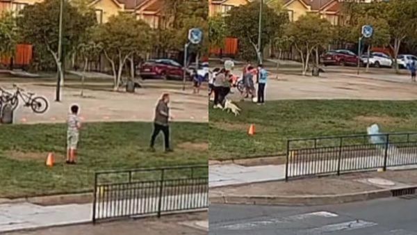 Hombre lanzó petardo a niños mientras jugaban en plaza de Villa El Abrazo de Maipú
