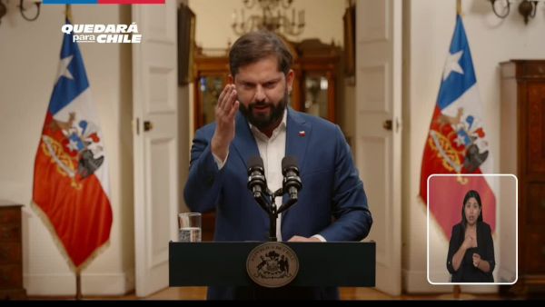 Última cadena nacional del Presidente Gabriel Boric
