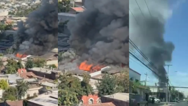 Trabajadores fueron evacuados: Incendio afecta a una fábrica en Santiago Centro