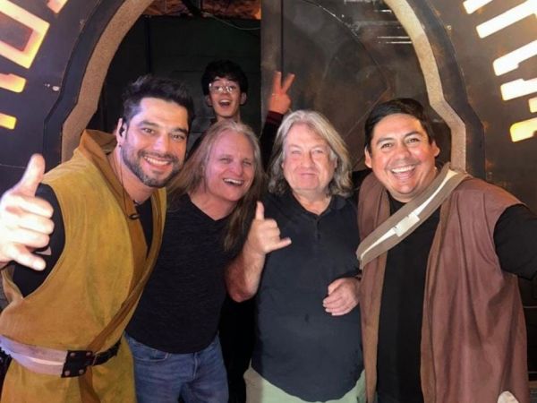 Matt Laug, baterista de AC/DC, visitando Nowa’s Cantina.