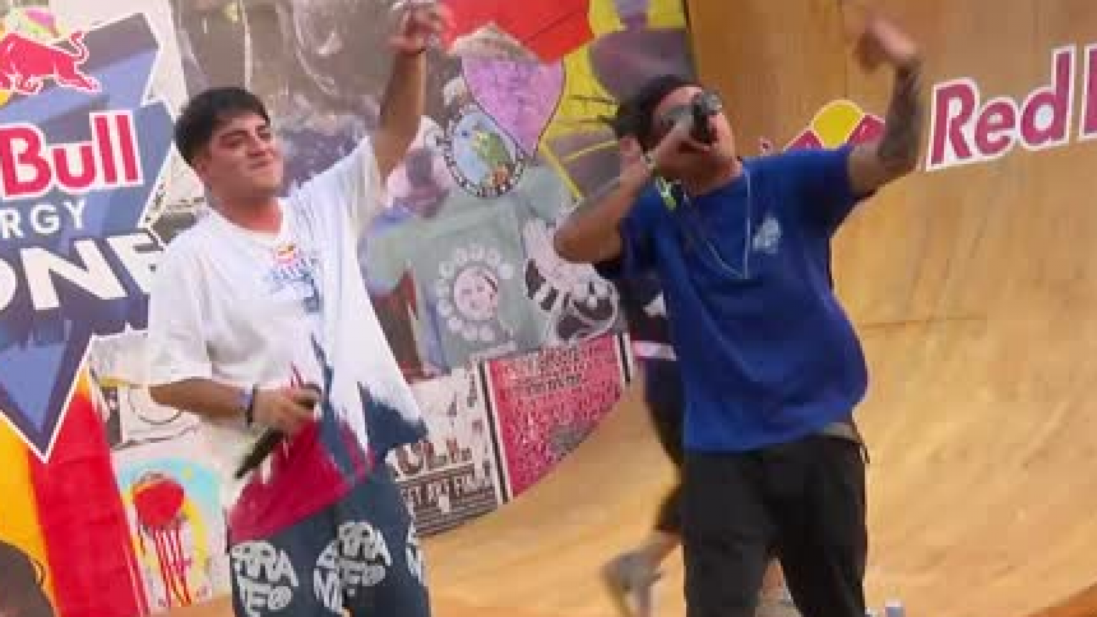 ¡Puro flow! Adesong y Aries se tomaron Lollapalooza 2026 con sus rimas en Red Bull Batalla

