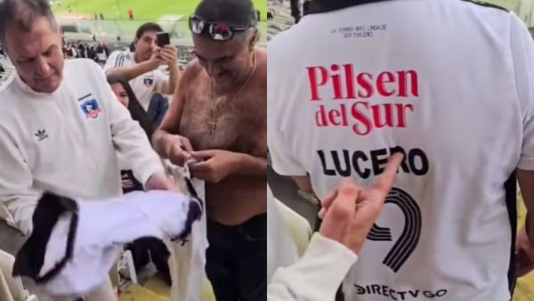 "No puede venir con esa camiseta": el curioso encuentro entre Aníbal Mosa e hincha de Colo Colo
