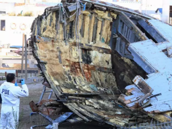 Registro clave: video muestra el momento en que desaparece la lancha Bruma