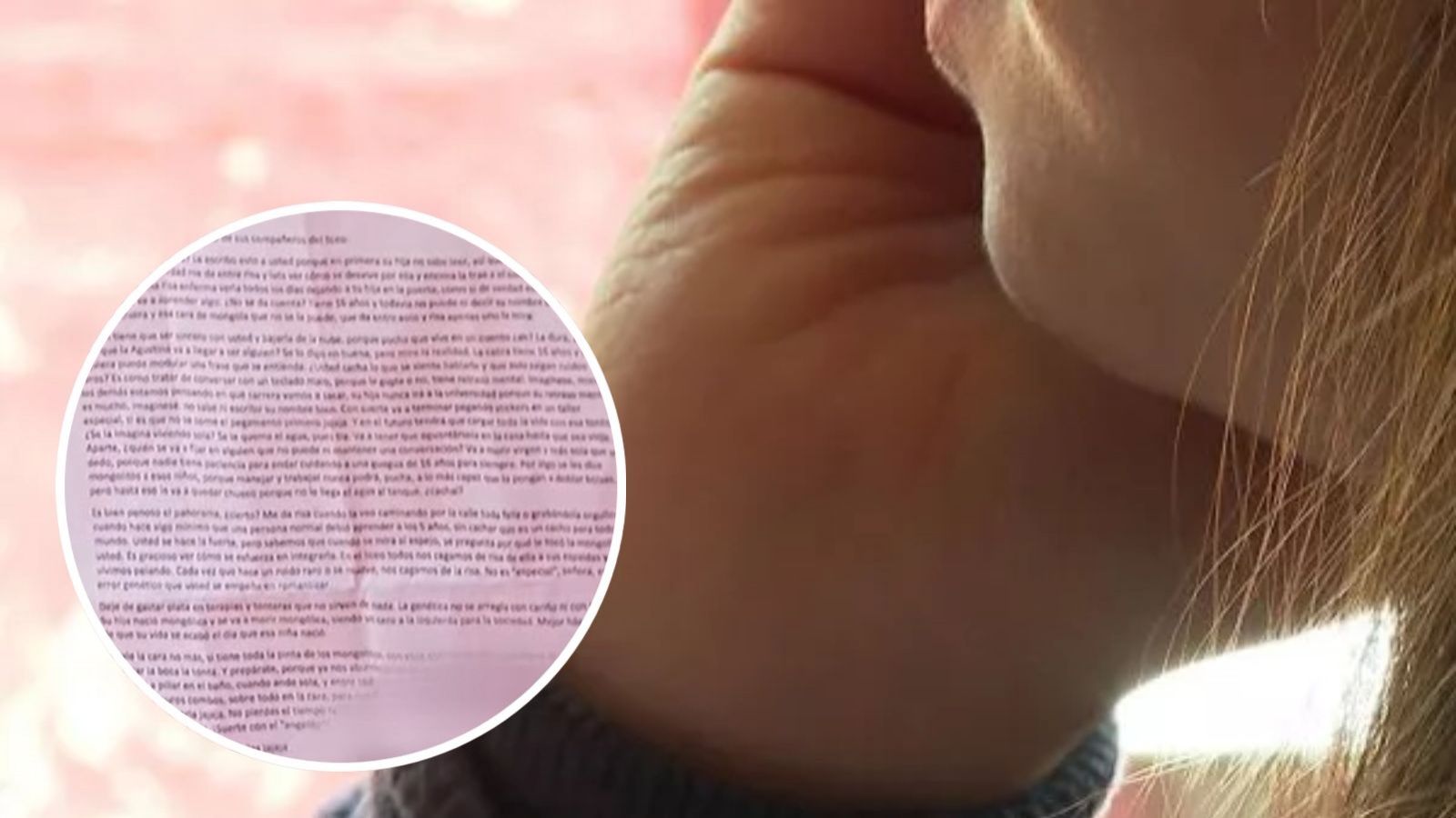 "Le vamos a borrar esa sonrisa": madre denuncia violentas amenazas a su hija con Síndrome de Down
