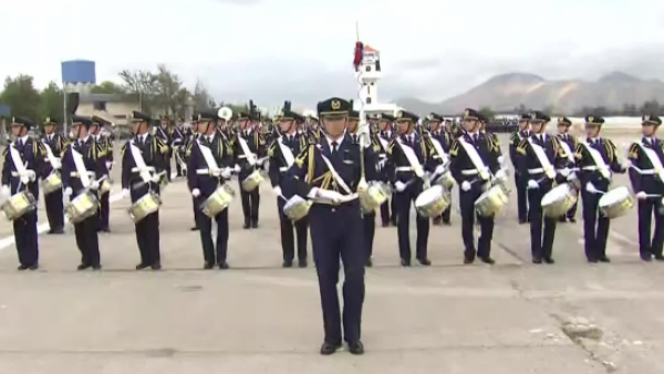 "El Medio Día" llegó al ensayo general de la FACH previo al gran desfile por su aniversario 96°