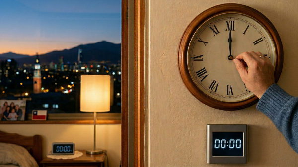 Cambio de hora en Chile: Todo lo que debes saber sobre el inicio del horario de invierno
