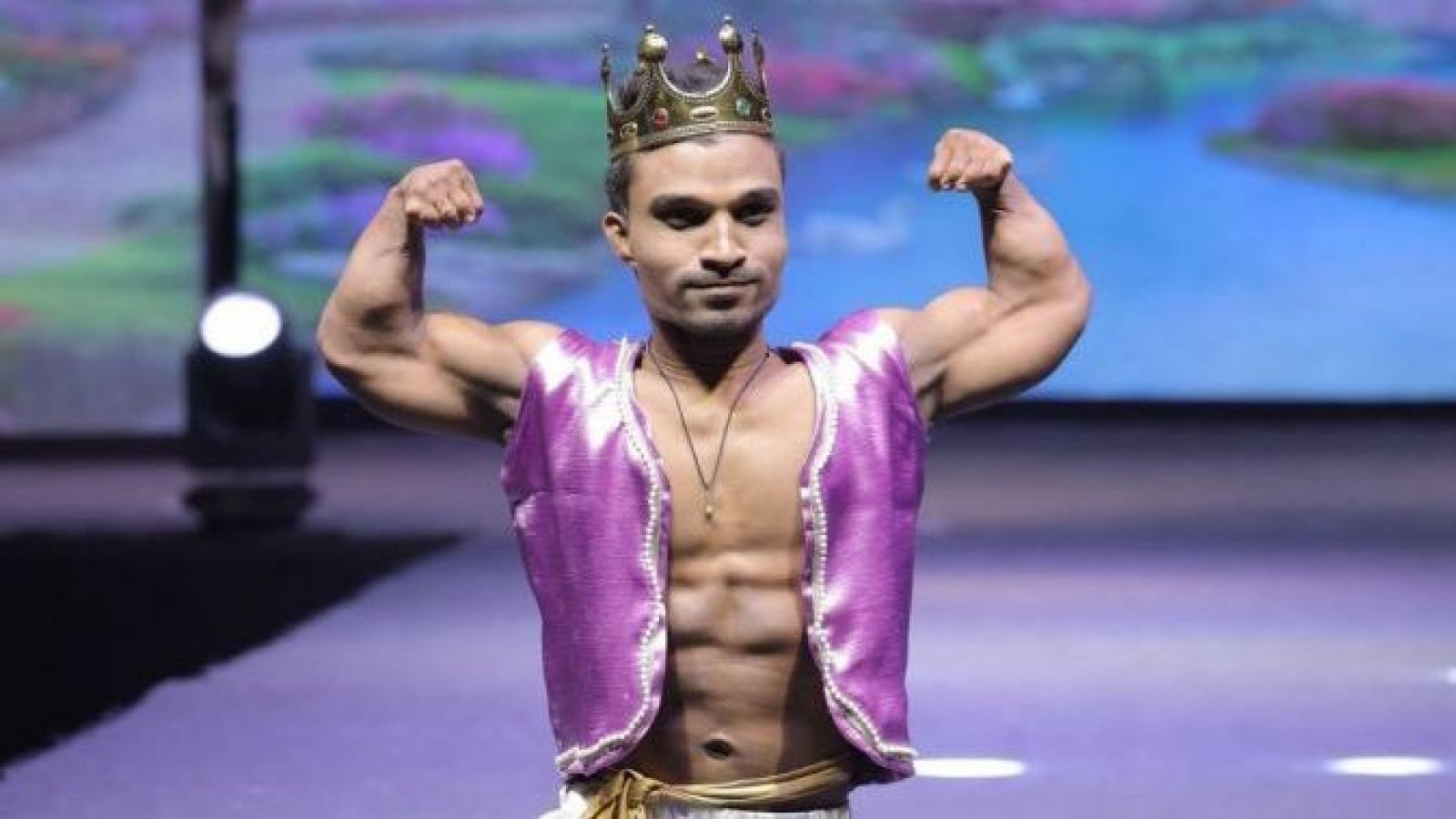 <p>Pratik Vitthal Mohite, el fisicoculturista más bajo del mundo que sueña con ser Mister Mundo</p>
