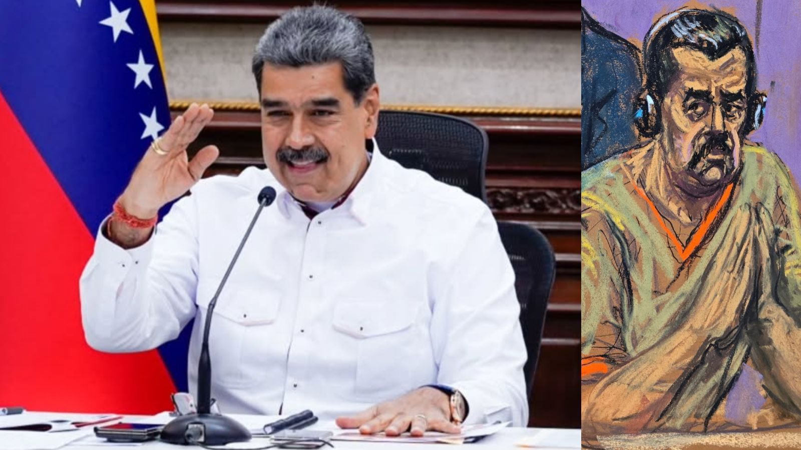 Compareció ante la Corte de Nueva York: Nicolás Maduro reaparece más delgado y canoso

