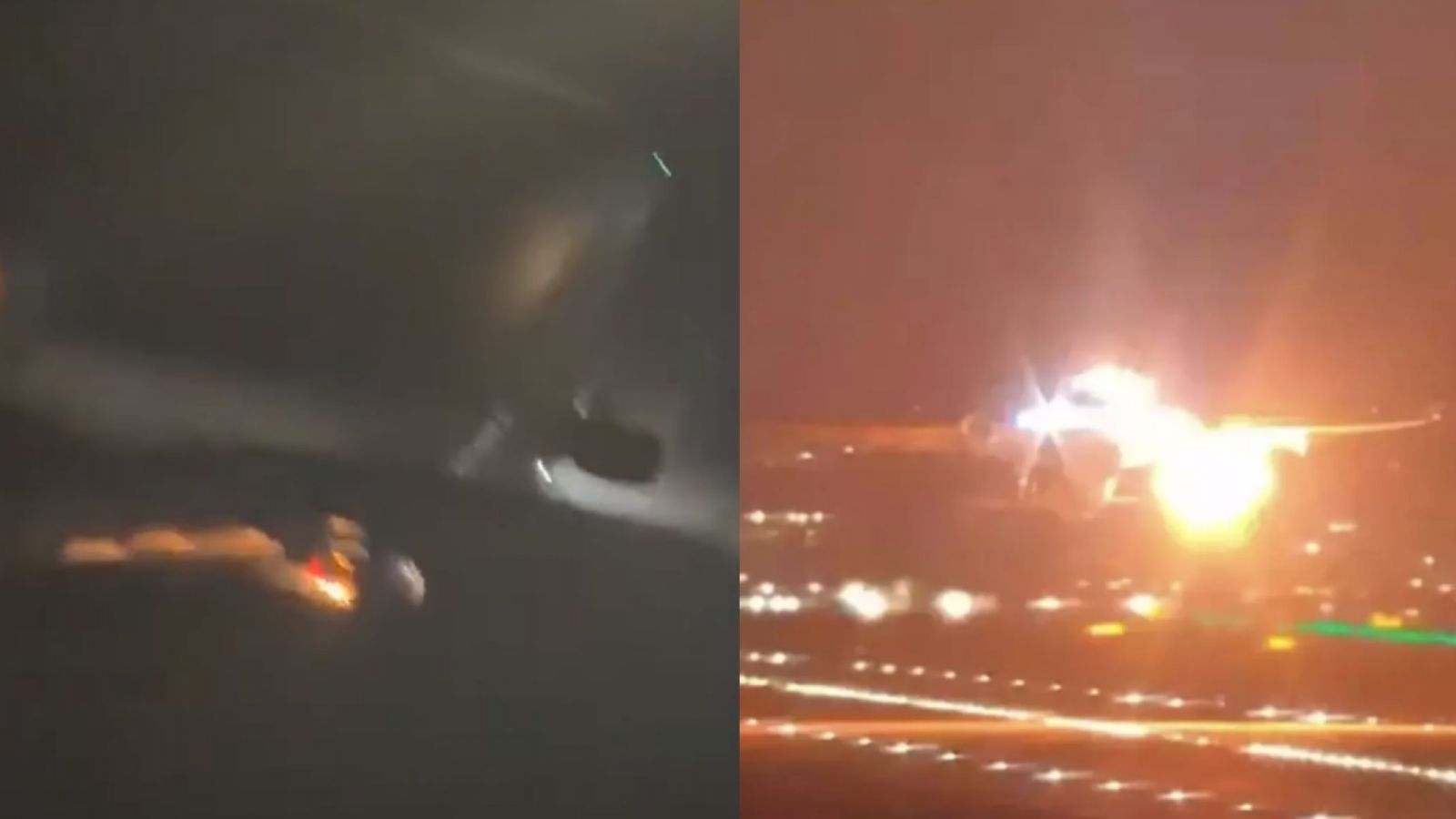 <p>Turbina de avión explota tras el despegue</p>
