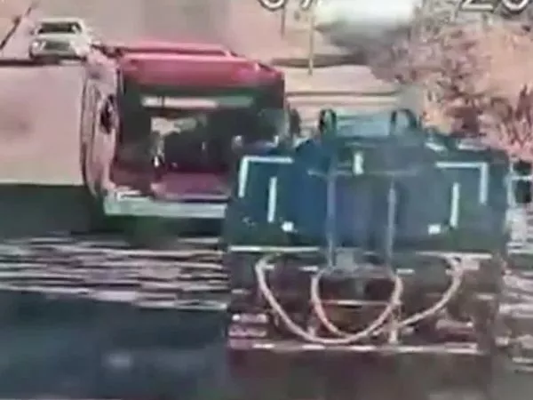 Cámara capta accidente de tránsito en Pudahuel