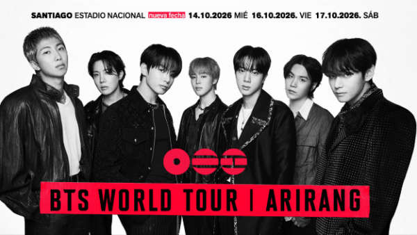 Suman tercer concierto de BTS en Chile
