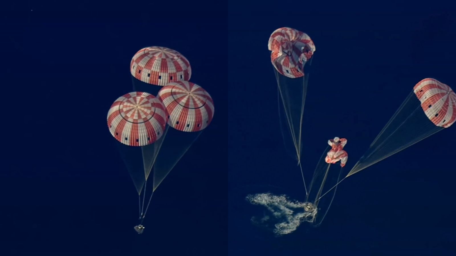 Regresaron con éxito: así fue la llegada de la misión Artemis II a la Tierra
