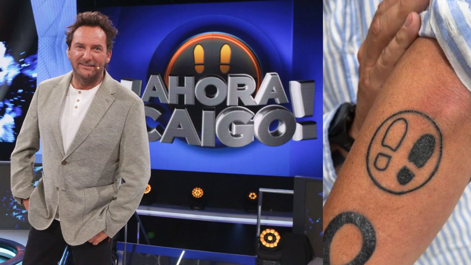 "Tengo las huellas de ¡Ahora Caigo!": Daniel Fuenzalida presenta su nuevo tatuaje
