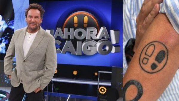 "Tengo las huellas de ¡Ahora Caigo!": Daniel Fuenzalida presenta su nuevo tatuaje
