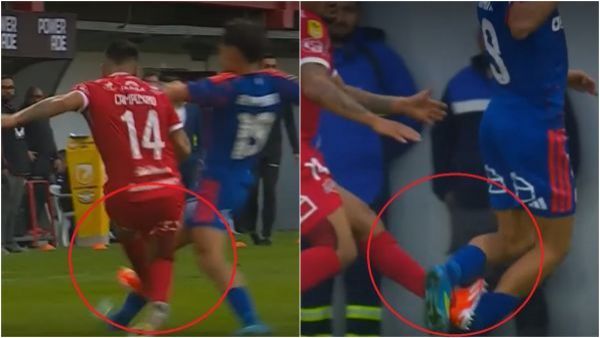 Debate por arbitraje en derrota de la U: "Menos mal que a Javier Altamirano no lo quebraron, la sacó barata"

