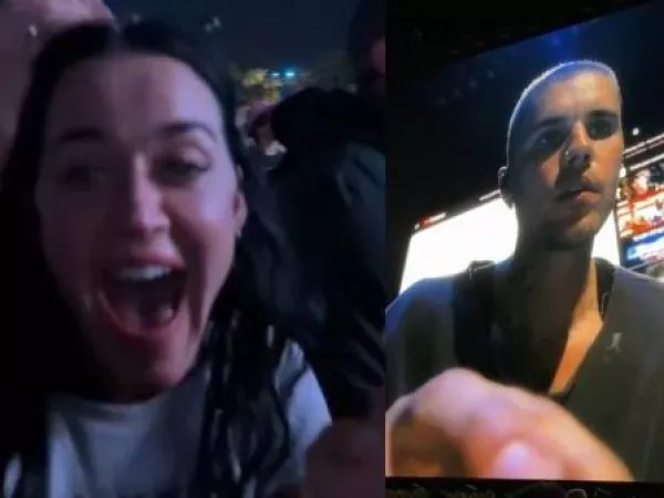 La eufórica reacción de Katy Perry durante el concierto de Justin Bieber en Coachella 2026