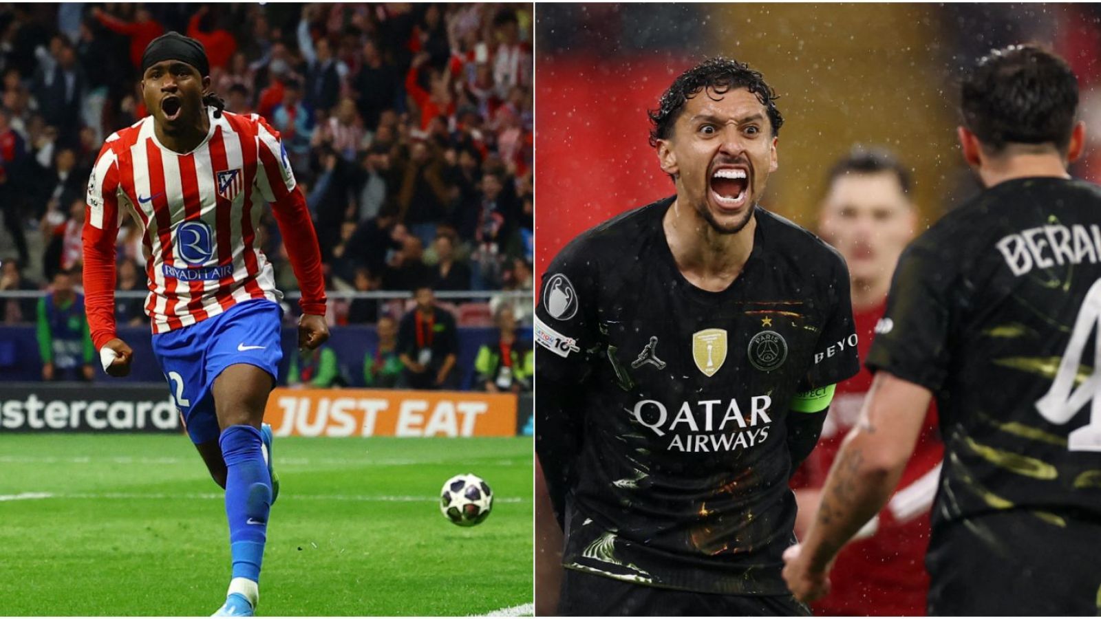 Champions League: Atlético de Madrid y Paris Saint Germain son los primeros semifinalistas
