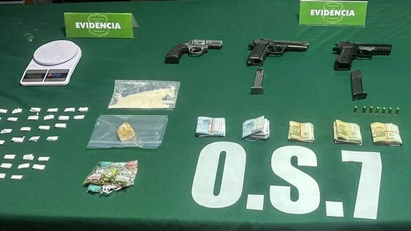 Siete detenidos tras operativo del OS7 por “fentanilo chileno” en La Araucanía
