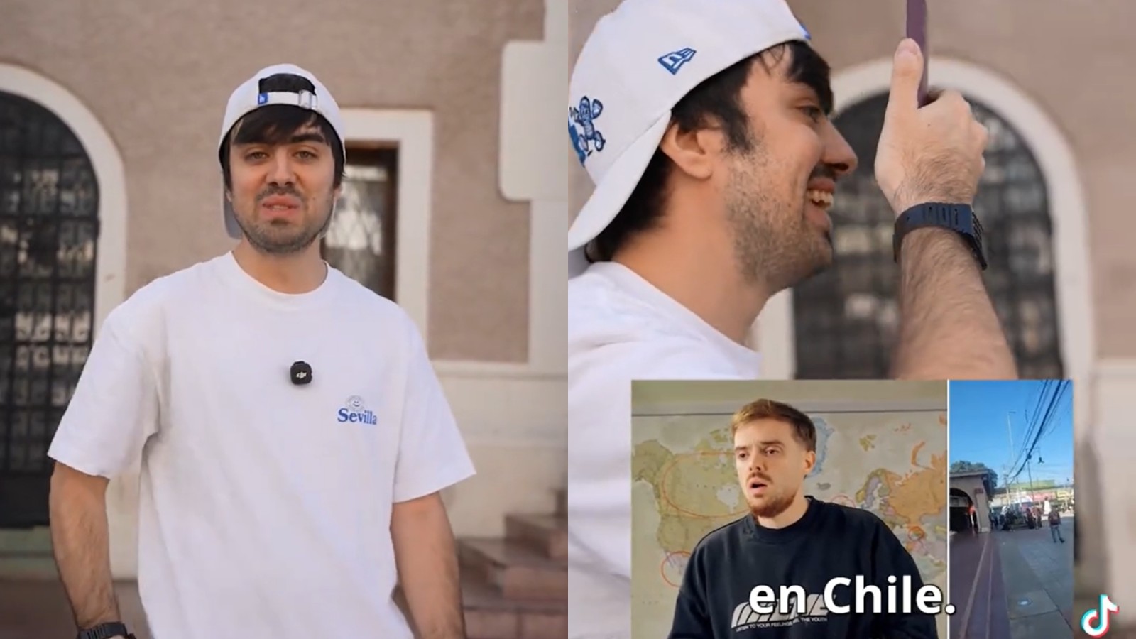 "¡Estoy en Chile, tío!": El divertido momento en que un joven chileno sorprendió a Ibai Llanos en pleno video
