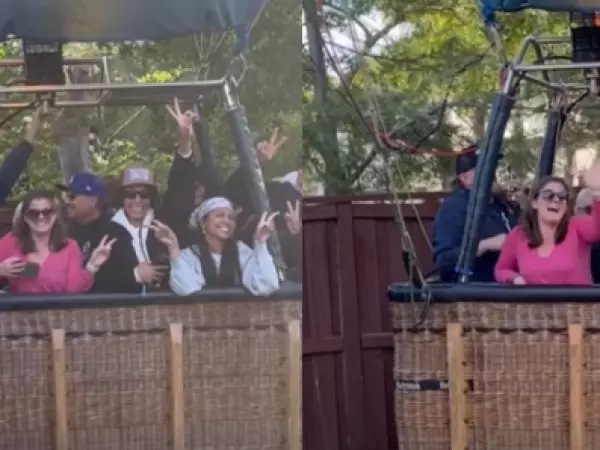 Globo aerostático aterrizó de emergencia en el patio de una casa en EE.UU.