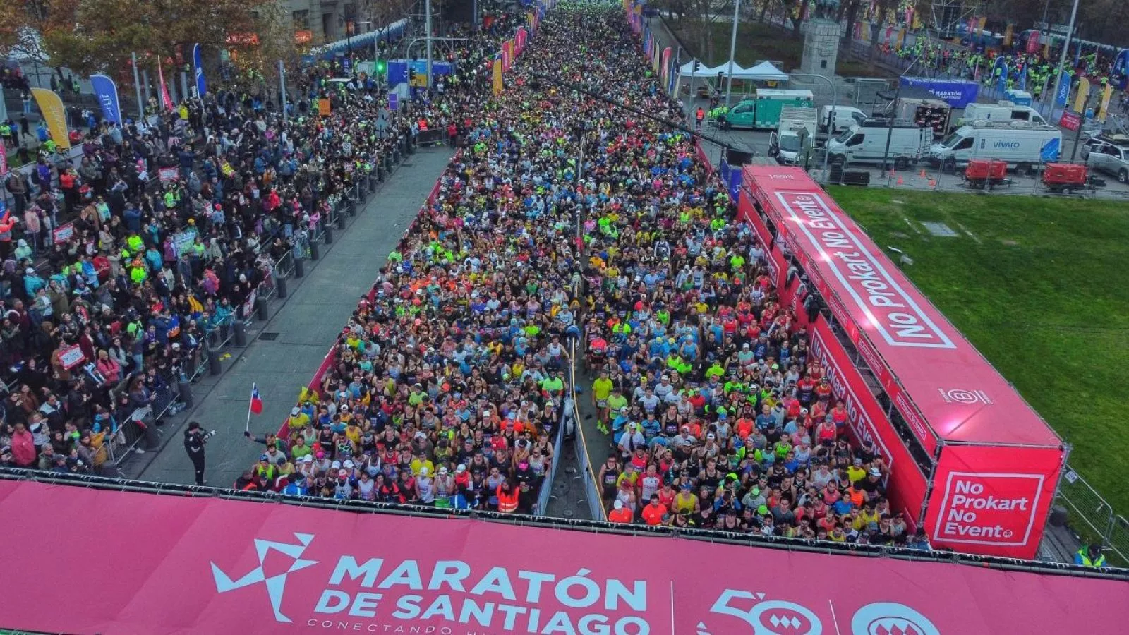 Maratón de Santiago 2026: revisa los recorridos de 10K, 21K y 42K