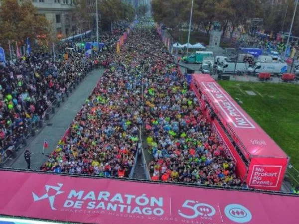 Maratón de Santiago 2026: revisa los recorridos de 10K, 21K y 42K