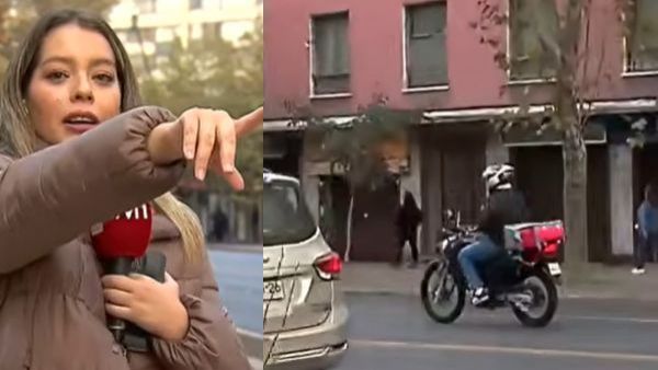 Periodista de 24 Horas alerta de robo de celular en vivo
