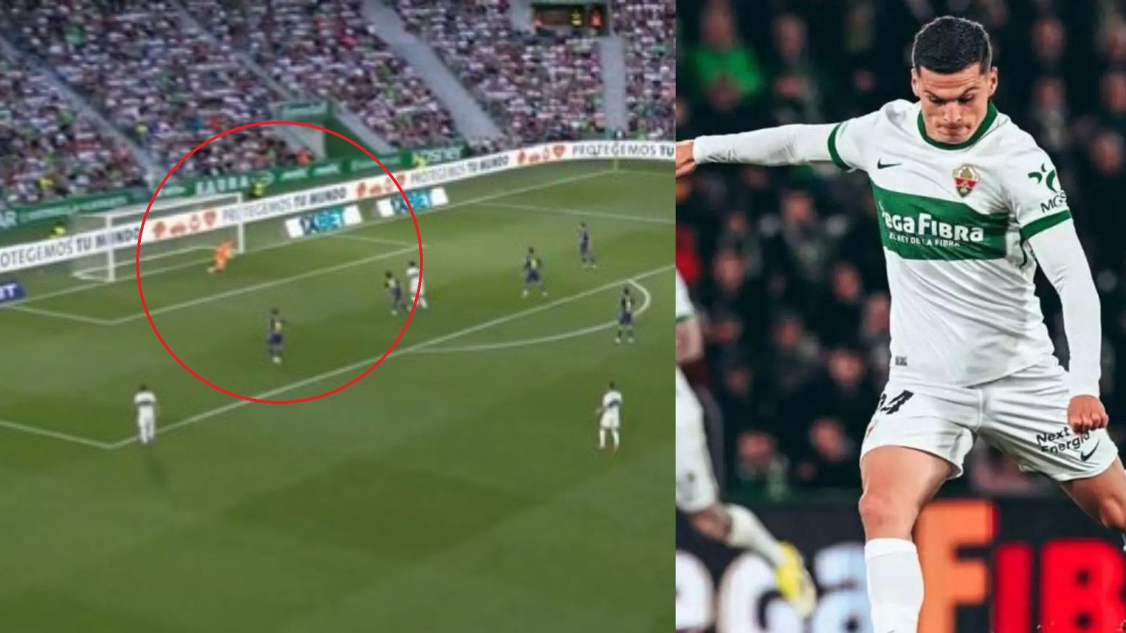 "¡Misilazo que complicó a Oblak!": La jugada que protagonizó Lucas Cepeda en el triunfo de Elche
