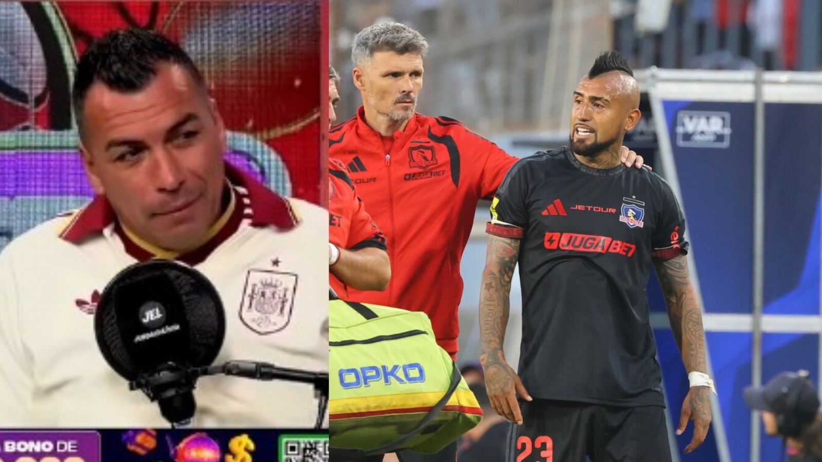 "Incluso a Cristiano Ronaldo": Esteban Paredes le responde a Arturo Vidal
