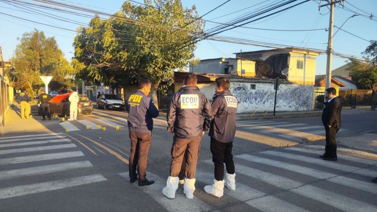 Hallan droga y 30 cartuchos tras fatal encerrona en Pedro Aguirre Cerda
