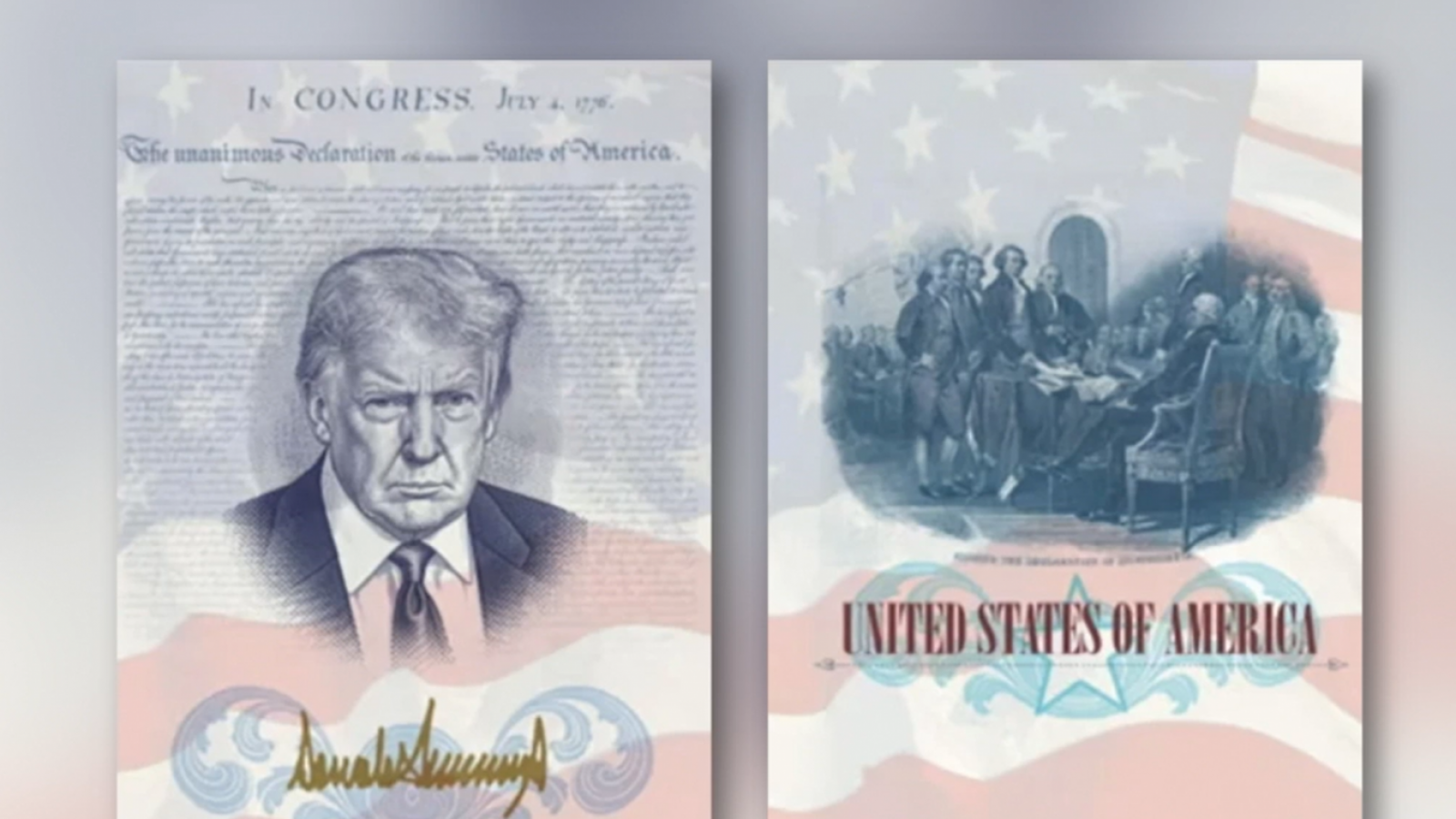 Su foto y firma: Trump aparecerá en edición limitada de pasaportes de Estados Unidos
