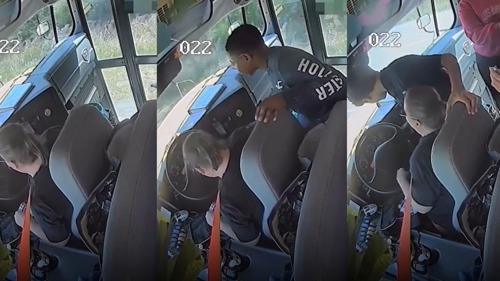 <p>Adolescentes detienen bus escolar tras desmayo de conductor en EE.UU.</p>
