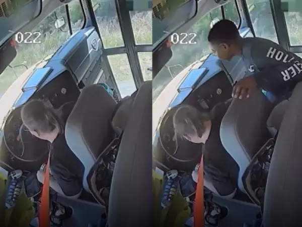 Adolescentes detienen bus escolar tras desmayo de conductor en EE.UU.