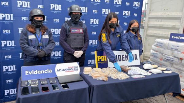 En sacos de harina: Desbaratan a banda que buscaba trasladar 58 kilos de cocaína a Australia

