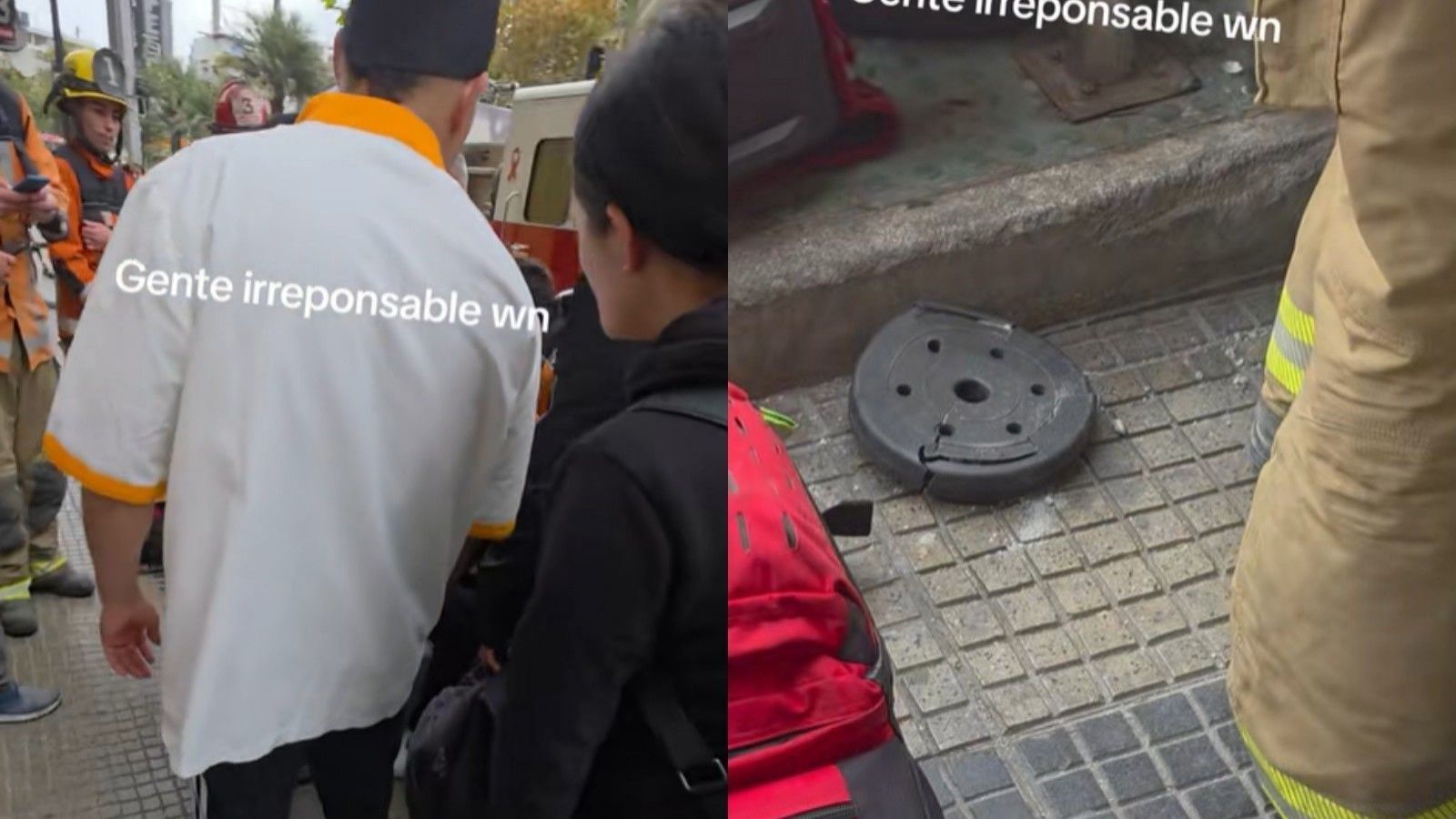 "Escuché un estruendo": Habla joven impactado por una pesa de 3 kilos que cayó desde edificio
