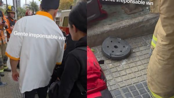 "Escuché un estruendo": Habla joven impactado por una pesa de 3 kilos que cayó desde edificio
