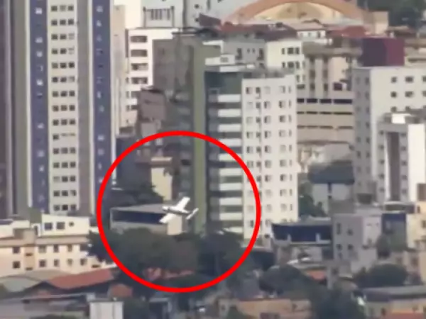 Avioneta se estrella contra edificio en Belo Horizonte: fue captado en vivo por TV de Brasil