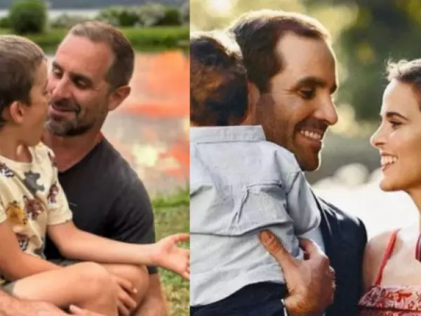 las postales del viaje del hijo de Javiera Suárez junto a su padre