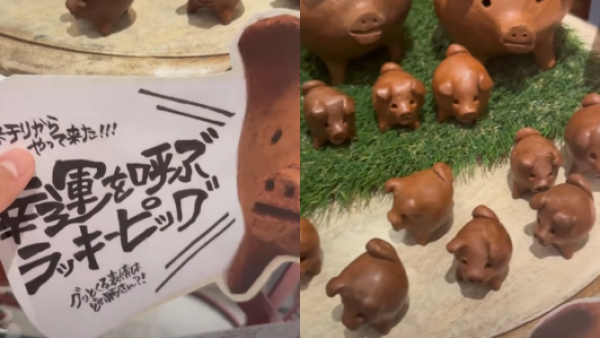 <p>De Pomaire para el mundo: chanchitos de greda llegan hasta Japón</p>De Pomaire para el mundo: chanchitos de greda llegan hasta Japón
