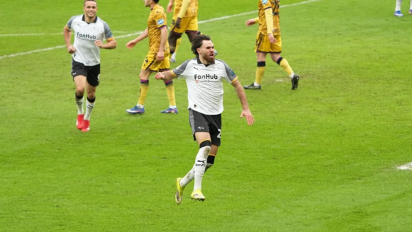 <p>Ben Brereton</p>Ben Brereton se despidió del Derby County: "Me encantó mi tiempo aquí"
