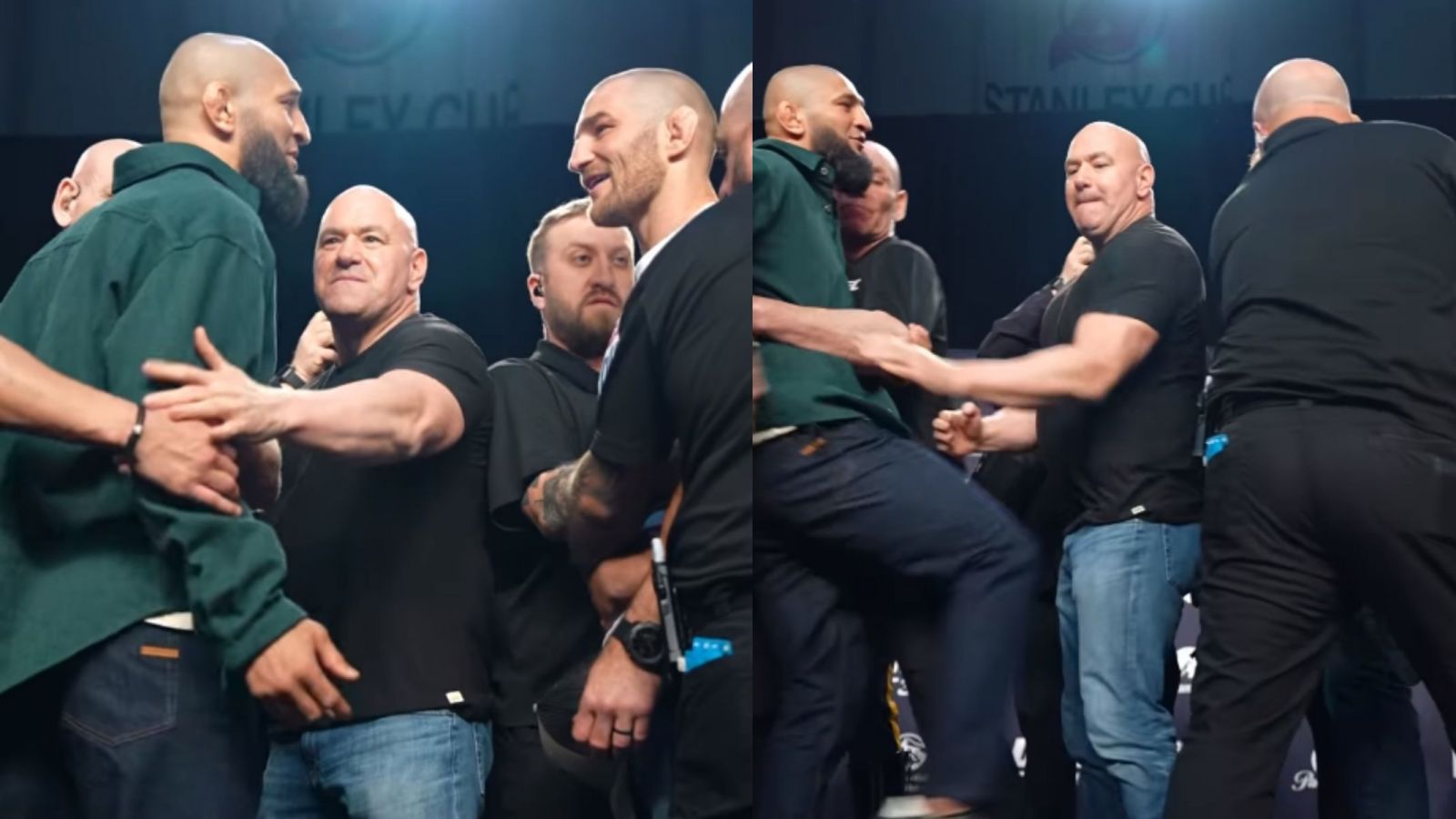 Máxima tensión en la UFC: Khamzat Chimaev y Sean Strickland protagonizan descontrolado careo
