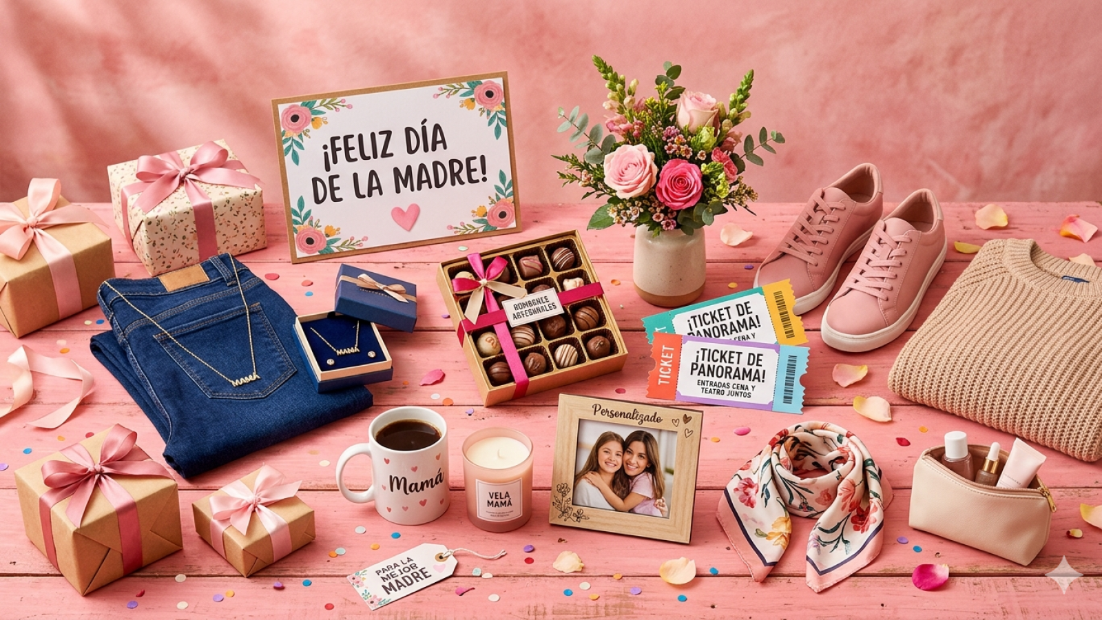 <p>ideas de regalo por el Día de la Madre</p>
