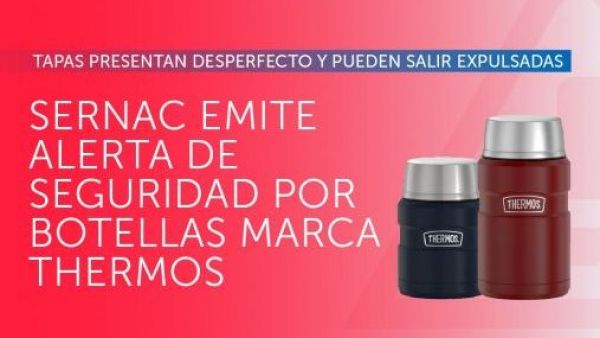 Sernac emite alerta de seguridad de botellas "Thermos": ¿Qué hacer si tienes uno de los productos afectados?
