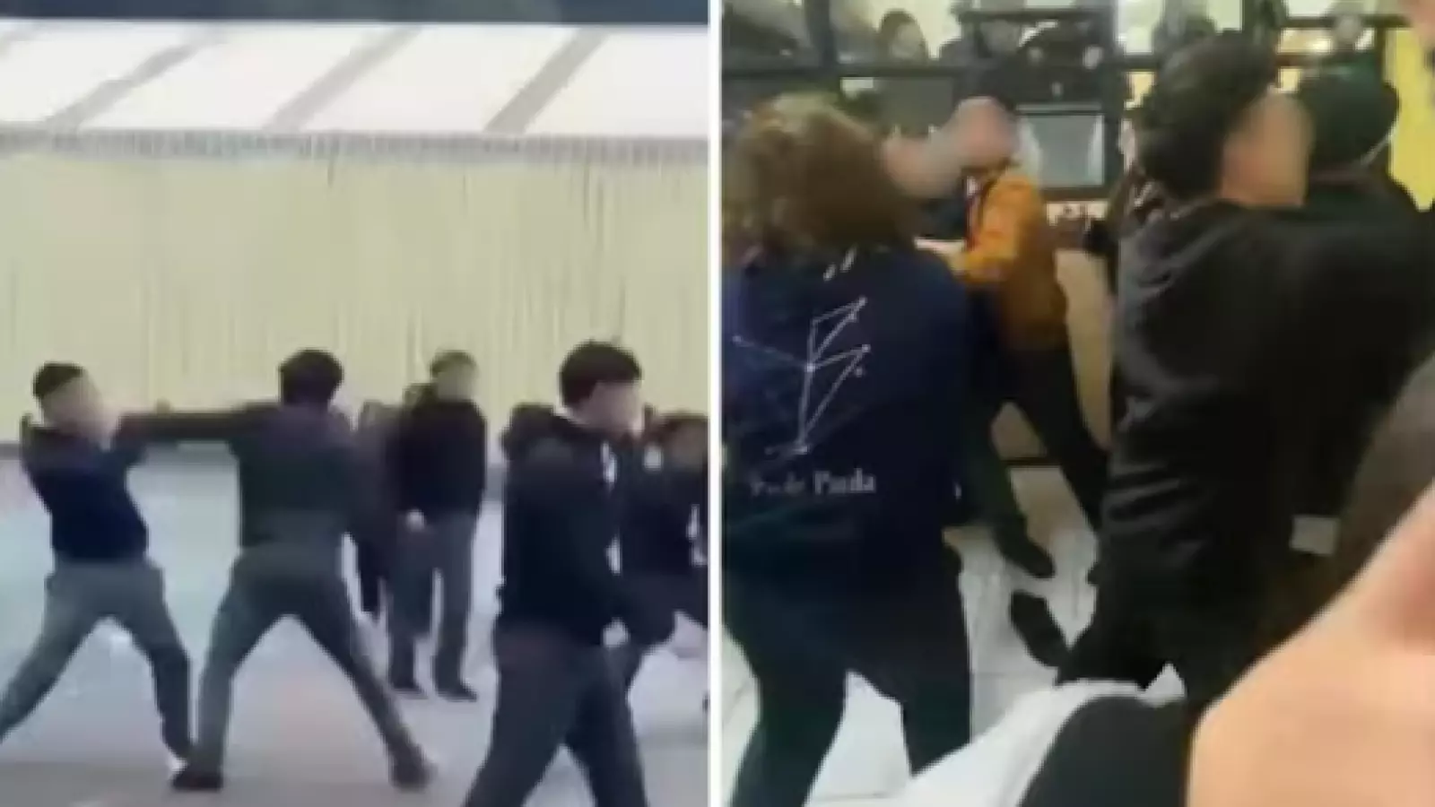 Riña masiva en liceo dejó docentes heridos y 17 escolares detenidos en Talcahuano