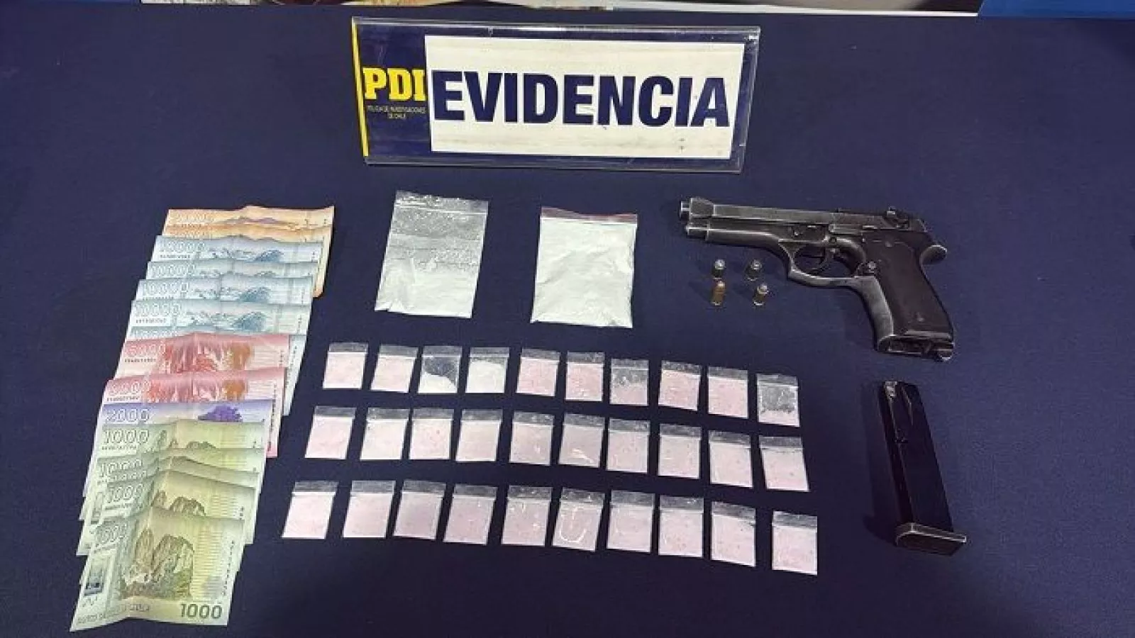 Adulto quedó en prisión preventiva y menor en internación por tráfico de ketamina en Calama