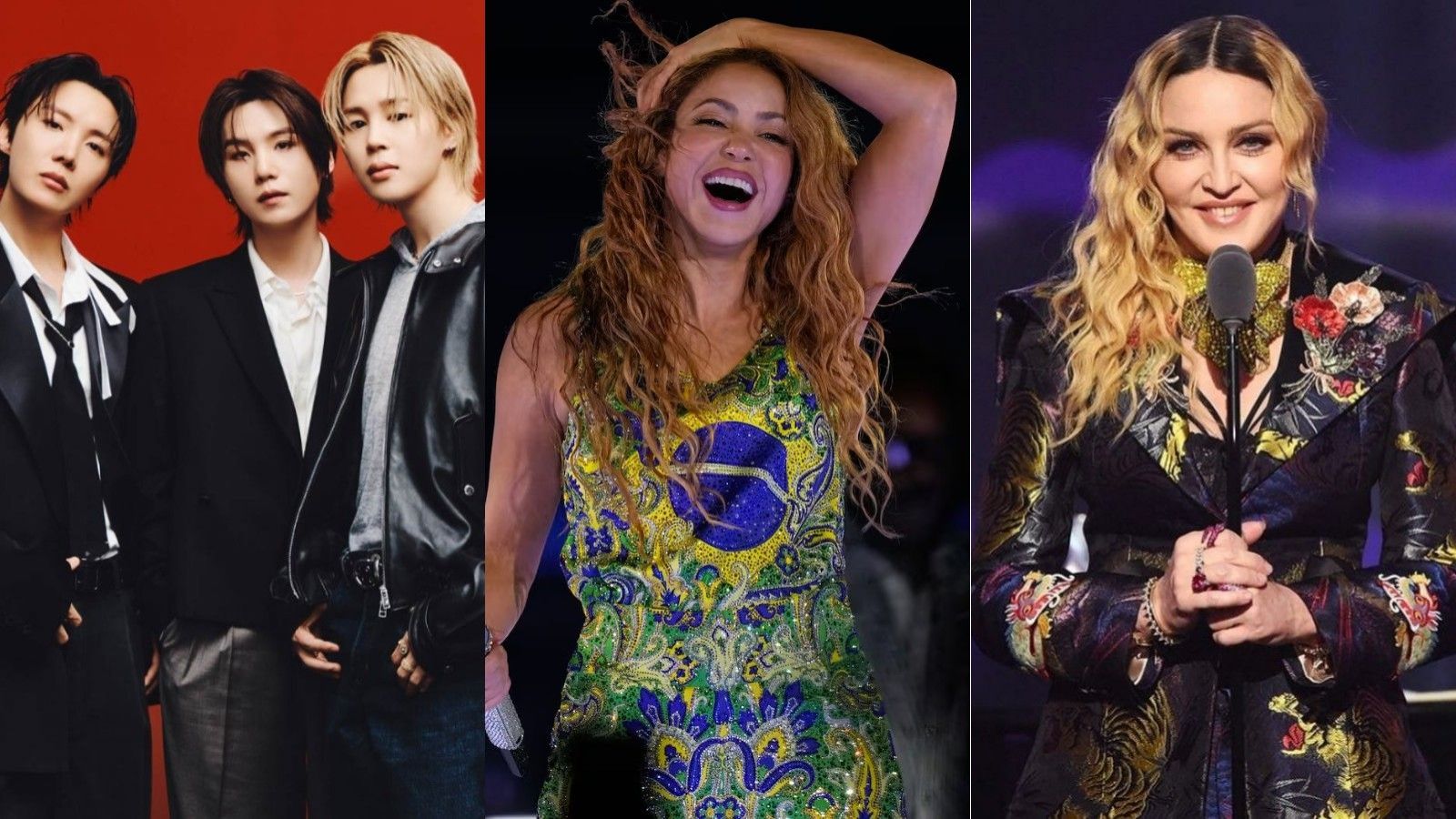 Shakira, Madonna y BTS animarán el show de medio tiempo de la final del Mundial 2026
